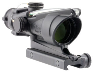 Trijicon 100224 ACOG Black Hardcoat Anodized 4x32mm Illuminated Green Horseshoe .223/5.56 BDC Reticle