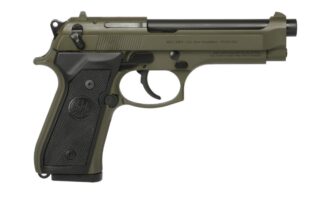 Beretta 92FS Double/Single Action Semi-Auto Pistol, 9mm, 4.9 in, 15+1, OD Green