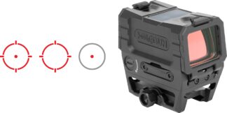 Holosun AEMS EVO 1X Red Dot, 2 MOA Dot/65 MOA Ring, Black