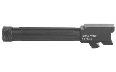 Lone Wolf Distributors AlphaWolf 19 9mm Match Grade Threaded/Fluted Barrel, 1/2x28, 4.60 in
