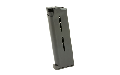 Wilson Combat 47OXCB 1911 Officer Magazine 45 ACP, 7-Round Detachable, Black Stainless Steel