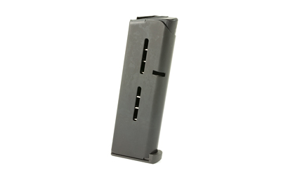 Wilson Combat 47OXCB 1911 Officer Magazine 45 ACP, 7-Round Detachable, Black Stainless Steel
