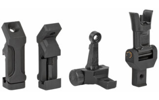 Midwest Industries Combat Rifle Sight MI-CRS-OSS 45 Degree Offset, Flip-Up, Black, 6061 Aluminum