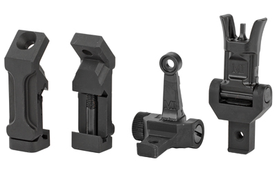 Midwest Industries Combat Rifle Sight MI-CRS-OSS 45 Degree Offset, Flip-Up, Black, 6061 Aluminum