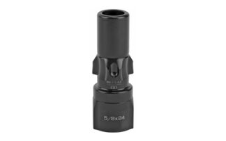 Rugged Suppressors Obsidian9 3 Lug Adapter, 9mm, 5/8"-24 Tpi Threads, 2.5500 in Length, Black