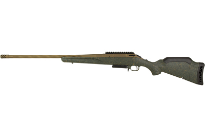 Ruger American Rifle Gen II Predator 7mm-08 22" Bolt Action Rifle, Burnt Bronze/Cerakote, Green Splatter