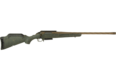 Ruger American Rifle Gen II Predator 7mm-08 22" Bolt Action Rifle, Burnt Bronze/Cerakote, Green Splatter