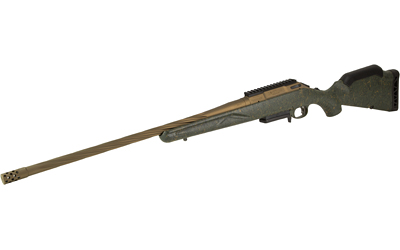 Ruger American Rifle Gen II Predator 7mm-08 22" Bolt Action Rifle, Burnt Bronze/Cerakote, Green Splatter