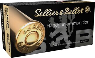 Sellier & Bellot .44 Magnum 240 gr Semi Jacketed Hollow Point Ammunition (50 Rounds)