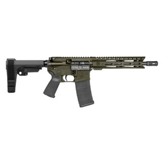 Diamondback DB15 Semi-Auto Pistol .223 Rem/5.56 NATO 10 in SBA3 Brace OD Green