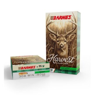 Barnes Harvest Collection 180 Grain Round Nose Rifle Ammunition