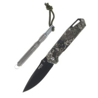 Bear & Son Edge Frame Lock Folding Knife 3 in 440 Stainless Drop Point Blade