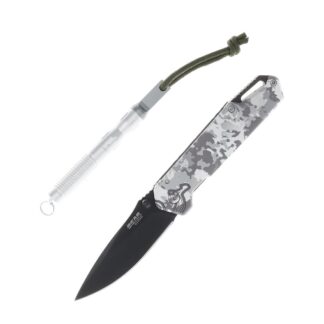 Bear & Son Cutlery Edge Brisk 1.0 3 in 440 Stainless Black-Coated Folding Knife