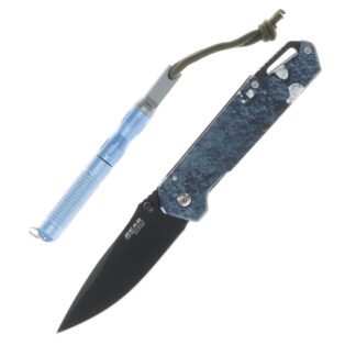 Bear & Son Edge Brisk 1.0 Folding Knife 3 in 440 Stainless Tactical Black Zytel True Timber Rift Camo