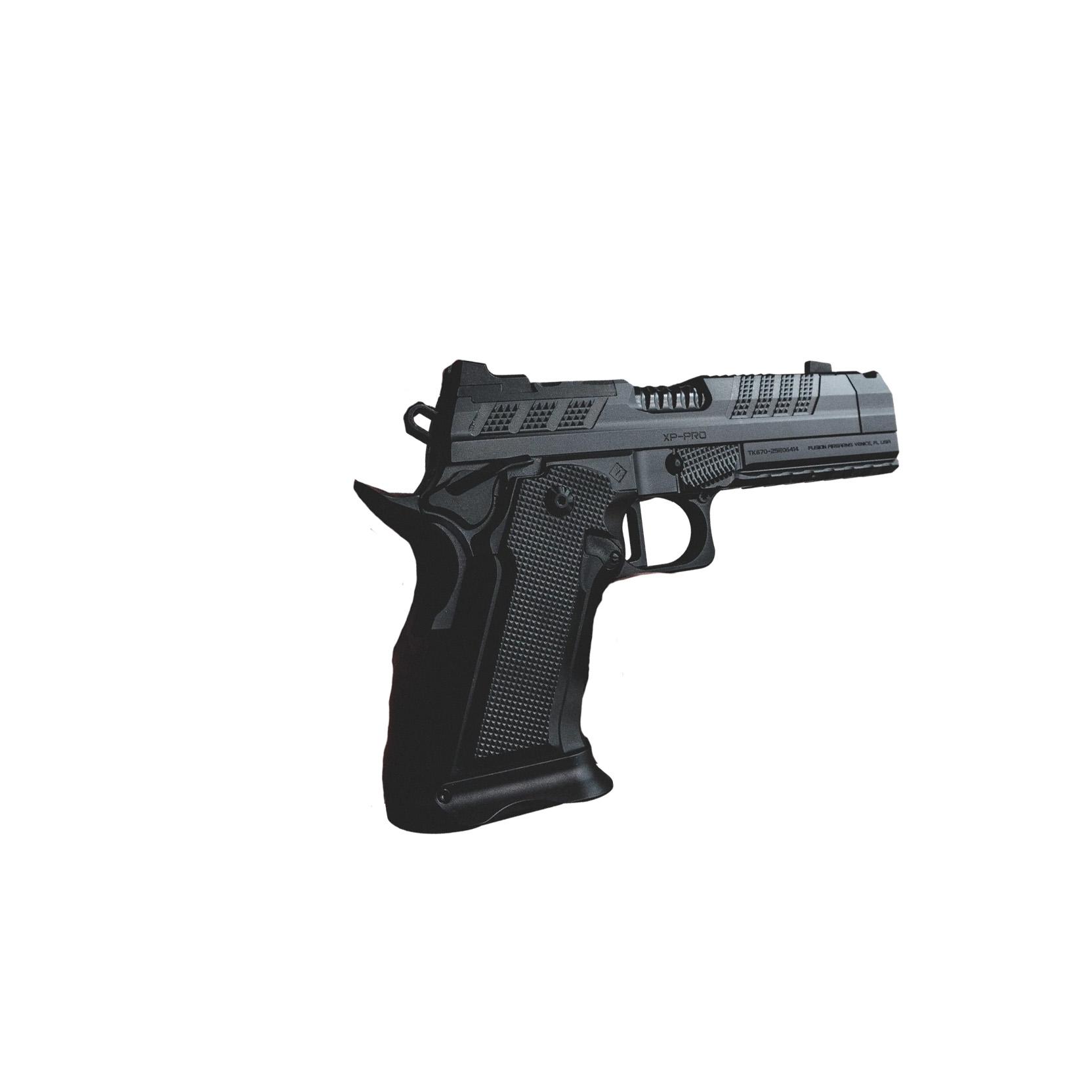 Fusion Firearms XP Comp 9mm Semi-Auto 4.6 in Barrel 17+1 Black Thumbrest Edition