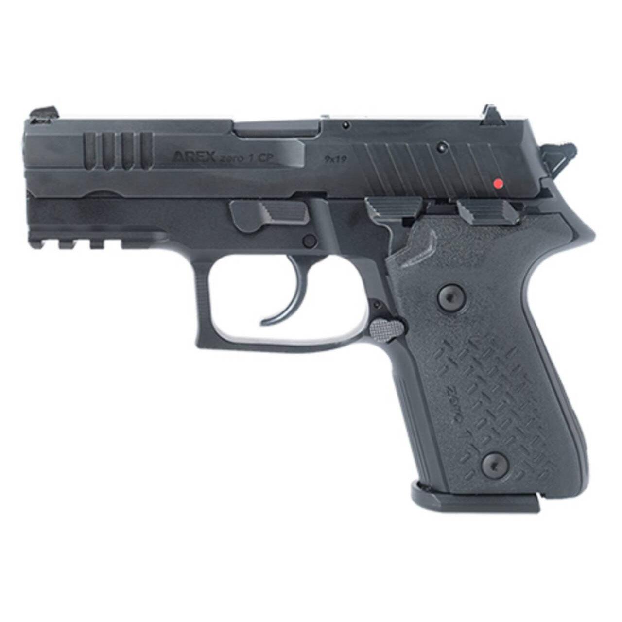 Global Ordnance Arex Zero 1 9mm 3.85 in Barrel, 15-Round Black Hardcoat