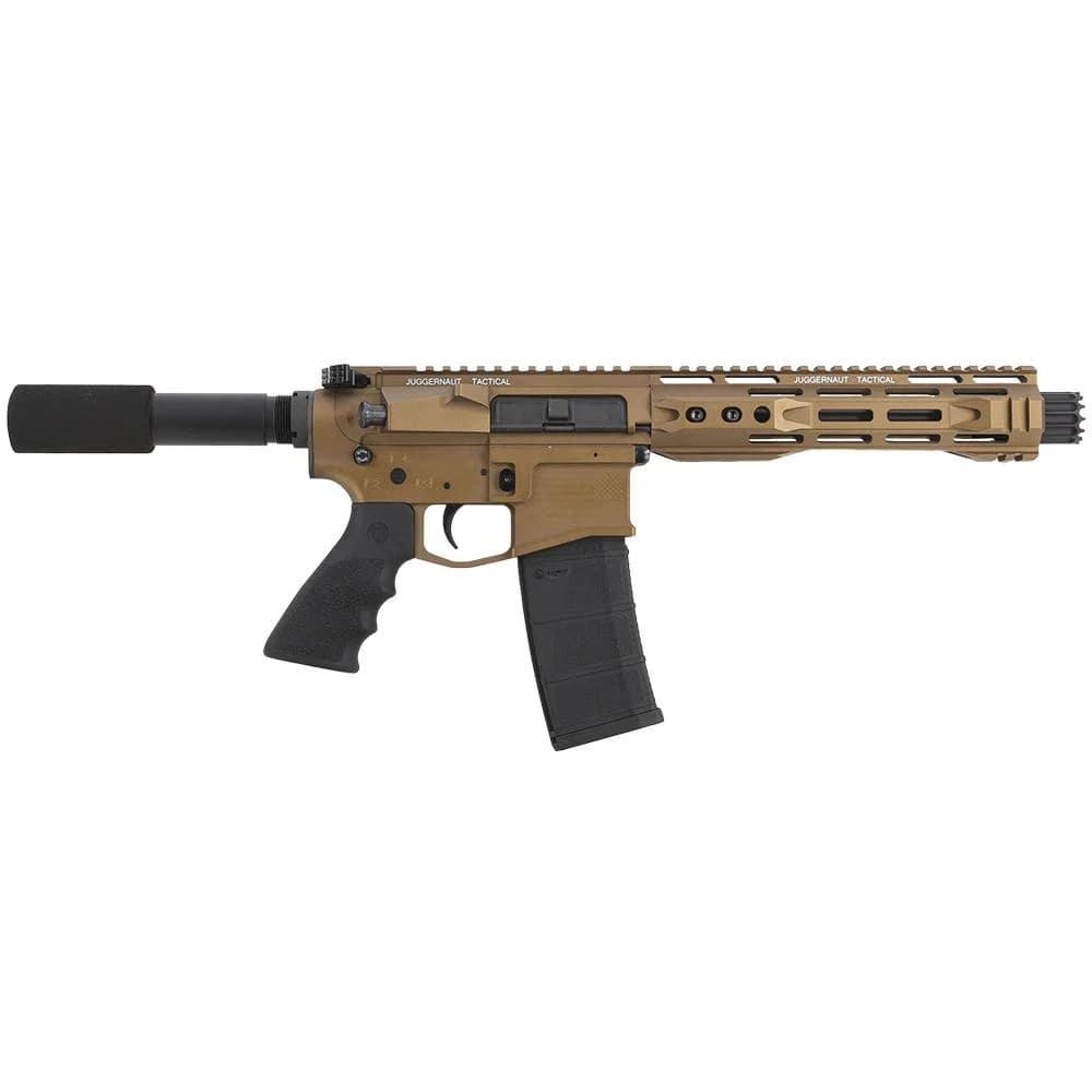 Juggernaut CA Roster AR-15 Handgun 5.56 10rd Magazine 8.5" Barrel Cerakote Burnt Bronze
