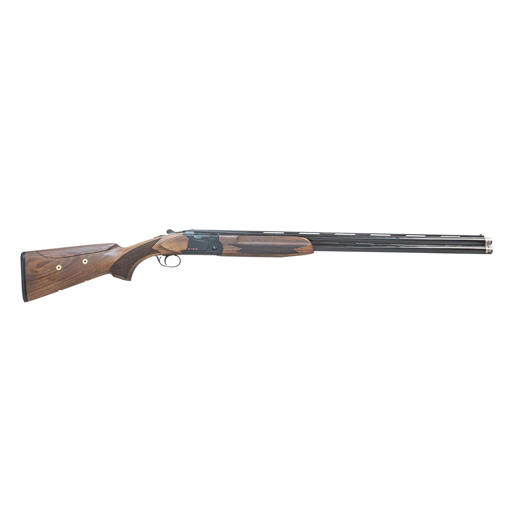 Pointer ST912 Over/Under 12 Gauge 30 in Barrel, 2 Rounds, Matte Blue Black/Walnut Stock