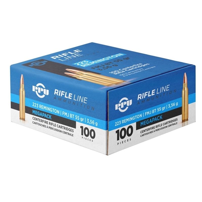 TRZ Trading PPU PP223M .223 Remington 55gr FMJBT 3240 fps 100 Rounds
