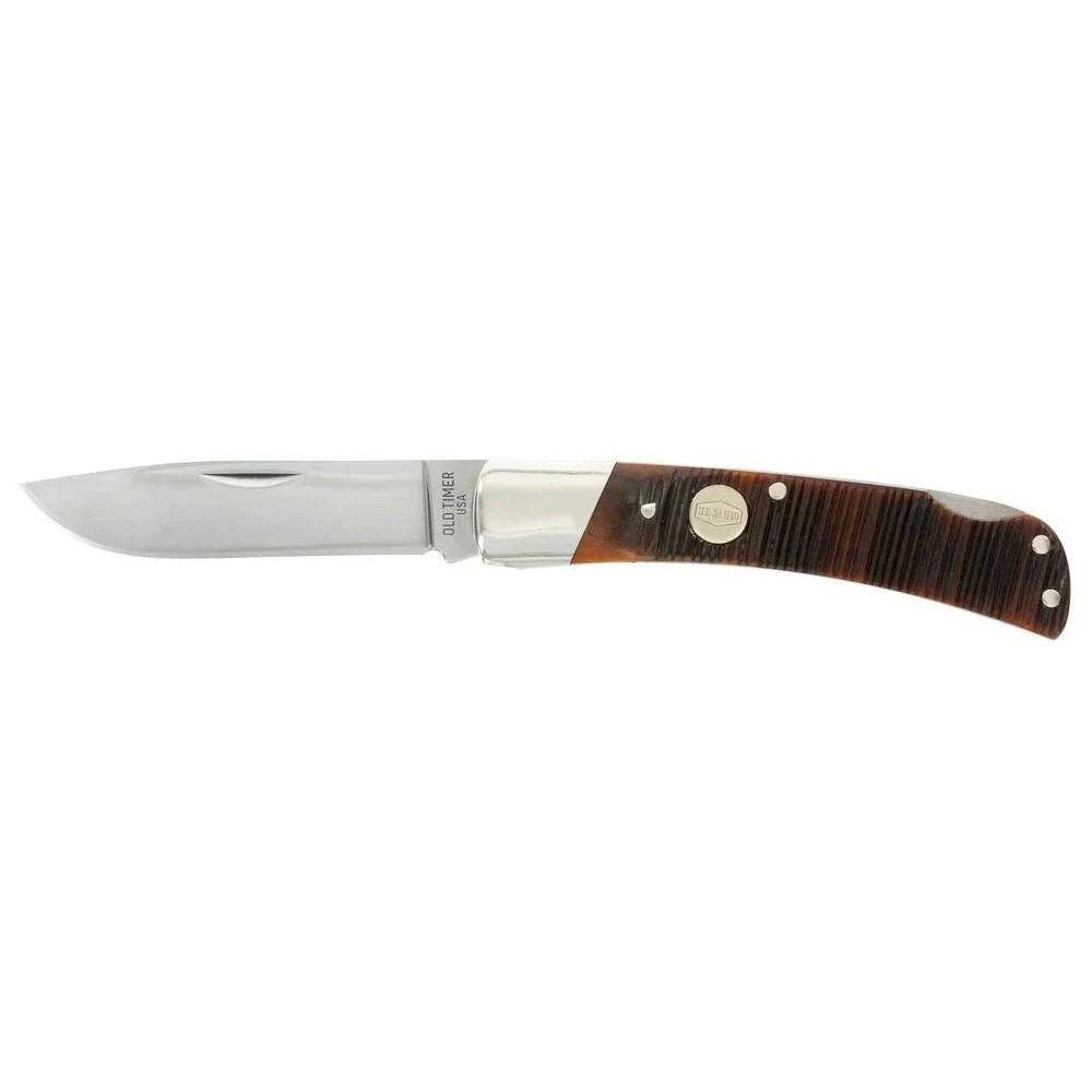 Battenfeld Bruin 5OTG Lockback Knife 2 4/5 in 1095 Steel Chestnut Bone