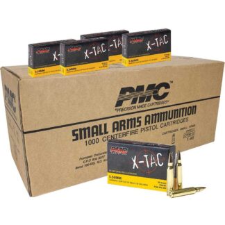 PMC X-Tac 5.56mm 55 gr FMJBT Centerfire Rifle Ammunition
