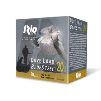 Rio Ammunition Bluesteel Dove Load 20 Gauge 3 in Shotshells, 1 oz #6, 1350 fps, 25 Rounds