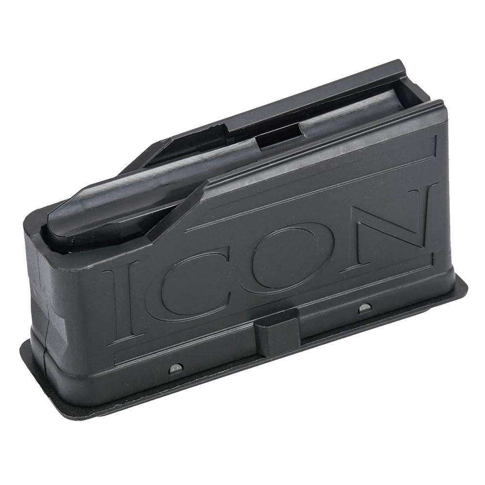 Thompson Center Icon .22-250 Remington Rifle Magazine, 3+1 Rounds, Black Steel