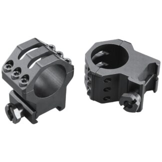 Weaver Tactical 1in X-High 6-Hole Aluminum Scope Rings, Matte Finish
