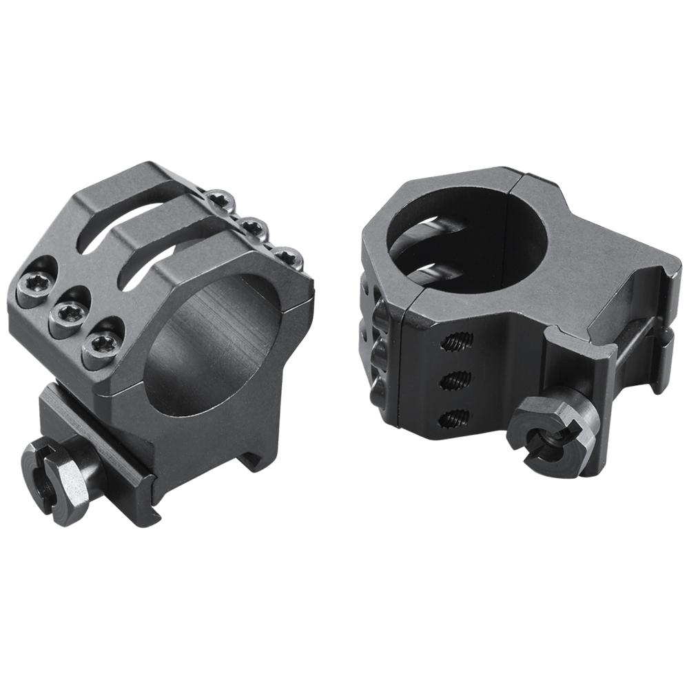 Weaver Tactical 1in X-High 6-Hole Aluminum Scope Rings, Matte Finish