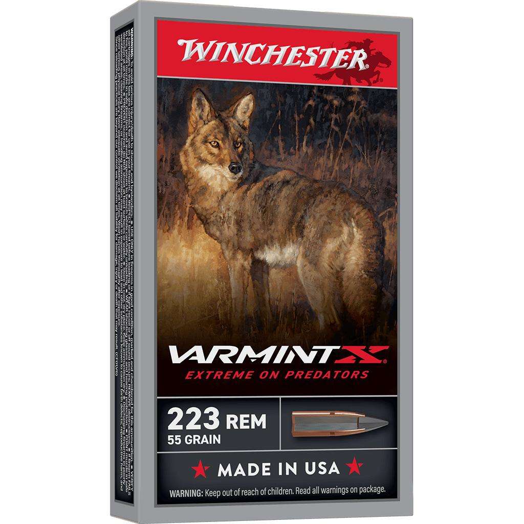 Winchester Varmint X .223 Rem 55 Grain Polymer-Tipped 20-Round Box