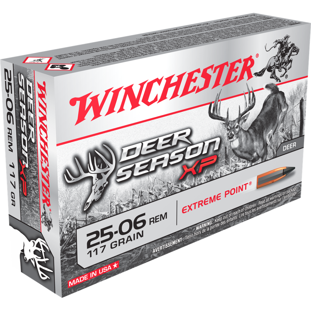 Winchester Deer Season XP .25-06 Rem 117gr Ballistic Tip, 20 Rounds Per Box