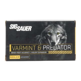 Sig Sauer Varmint & Predator .223 Rem 55gr PT (Polymer Tip) Rifle Ammunition