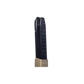 Century Arms Canik TTI Combat 9mm Luger Full-Size Magazine, TTI Bronze Baseplate, 18 Rounds