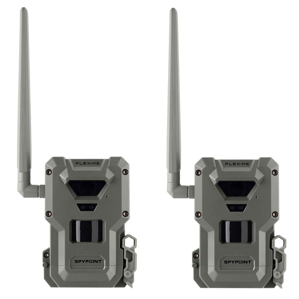 GG Telecom /SPYPOINT FLEX-M2 Cellular Trail Camera 32MP, 1080p HD Video (Twin Pack)