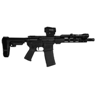 Shark Coast Tactical Midnight AR Pistol .223 REM/5.56 NATO, 10.5 in, 30+1, Threaded Muzzle