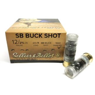 Mag-Tech/Sellier-Bellot SB12BSG 12 Gauge 2.75 in 00 Buck 25 Rounds