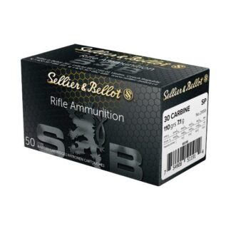 Sellier & Bellot .30 Carbine 110 Grain FMJ 50 Rounds Per Box