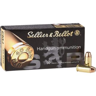 Sellier & Bellot .40 S&W 180 gr FMJ Pistol & Revolver Ammo