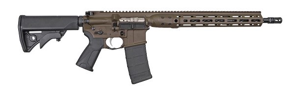 LWRC IC Semi-Auto 5.56 NATO 16.1 in Barrel 30+1 Rounds M-LOK Patriot Brown