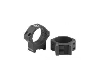 Riton Contessa 30mm Light Picatinny Scope Rings, 12mm Height, Aluminum Alloy, Black