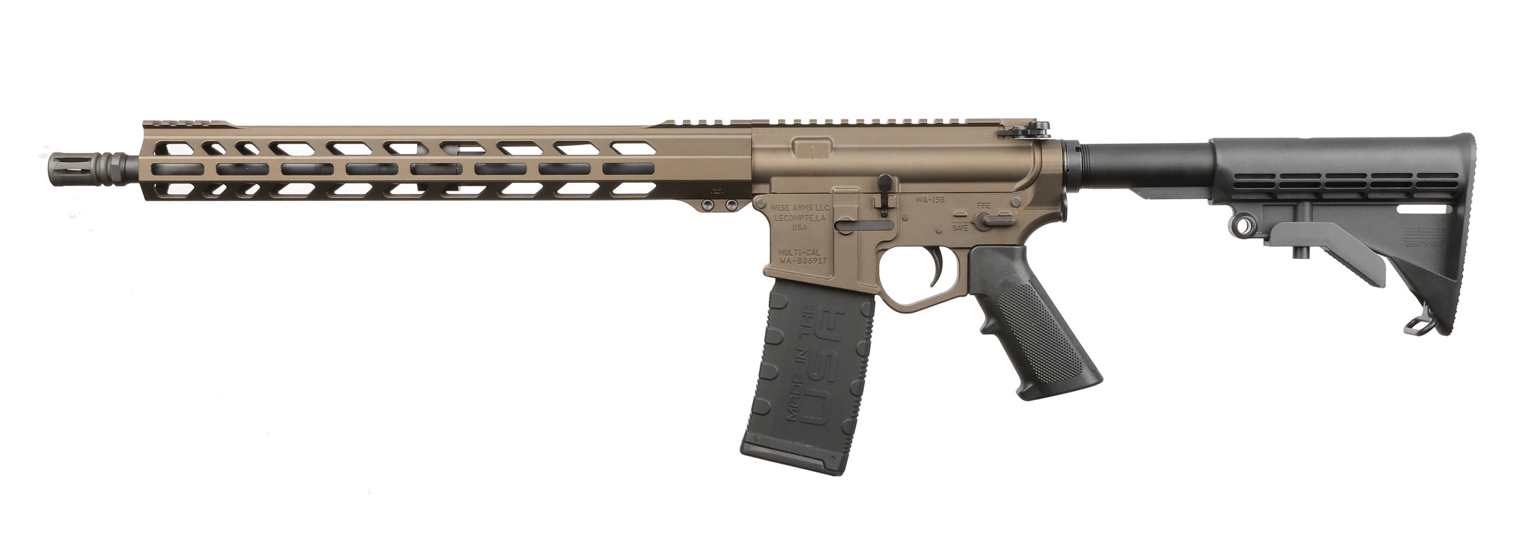 Wise Arms WA-15B Semi-Auto .223 Rem/5.56 NATO 16 in Barrel 30+1 Rounds
