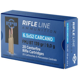 PPU Prvi Partizan 6.5x52mm Carcano 139 gr FMJ Boat Tail 20-Round Box