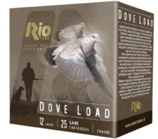 Rio Ammunition Dove Load High Vel 12 Gauge 2 3/4" 1 1/8 oz #8 Shot Shells