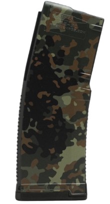 Amend 2 AR-15 Mod-a 5.56 NATO 30-Round Black Flecktarn Camo Polymer Magazine
