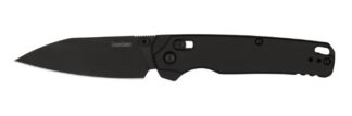 Kershaw Bel Air XL 3.4 in Manual Folding Knife, Black PVD Reverse Tanto Blade