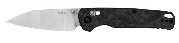 Kershaw Bel Air XL 3.4 in Reverse Tanto Folding Knife, Stonewashed Black Marble CF
