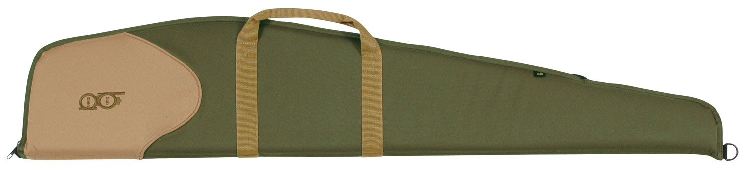Bob Allen Tactical Classic 44" Rifle Case, Olive Green/Khaki, 600D Nylon
