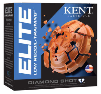 Kent Cartridge Elite Low Recoil-Training Diamond Lead 12 Gauge 2.75 in 7/8 oz #8 Shot 25 Per Box