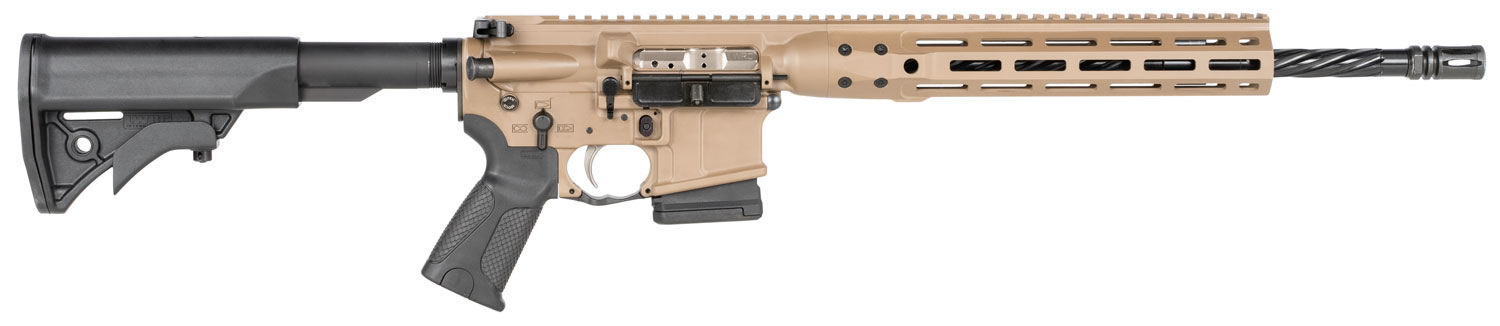 LWRC ICDIR5CK16MLCAC Semi-Auto 5.56 NATO 16.1 in Barrel 10+1 FDE Anodized Receiver