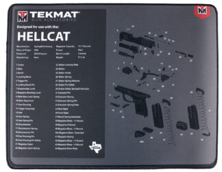 TekMat Ultra Mat Cleaning Mat 15" x 20" with 0.25" Padding (Black/Gray Rubber)
